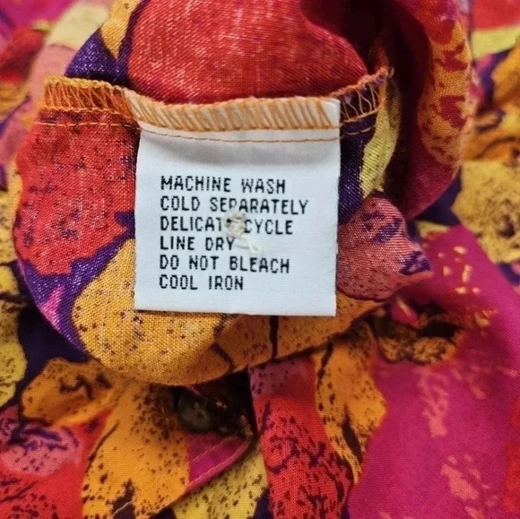 UNIONBAY Extra Comfort Retro Men's Hawaiian Floral Shirt - Picture 6 of 7